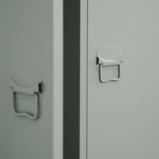 Armoire vestiaire SKLUM Pohpli 2 portes en acier vert kaki