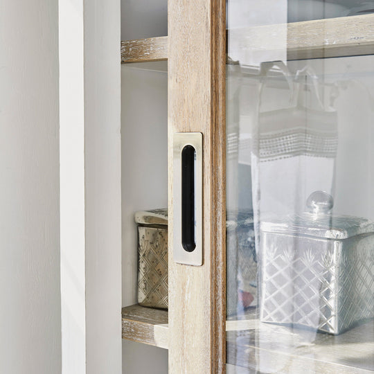Armoire LOBERON Moosehide blanc et marron — photo produit