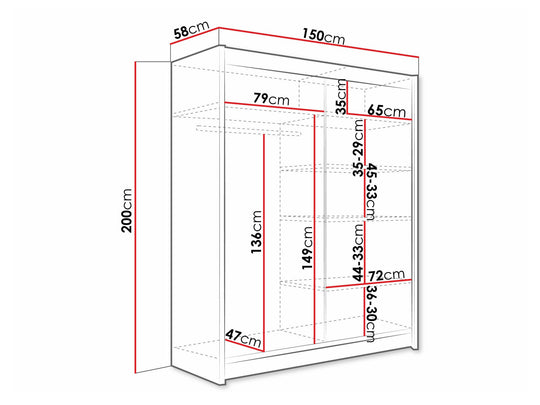 Armoire MOBILIER 1 Closico Camera V (Cachemire) — photo produit