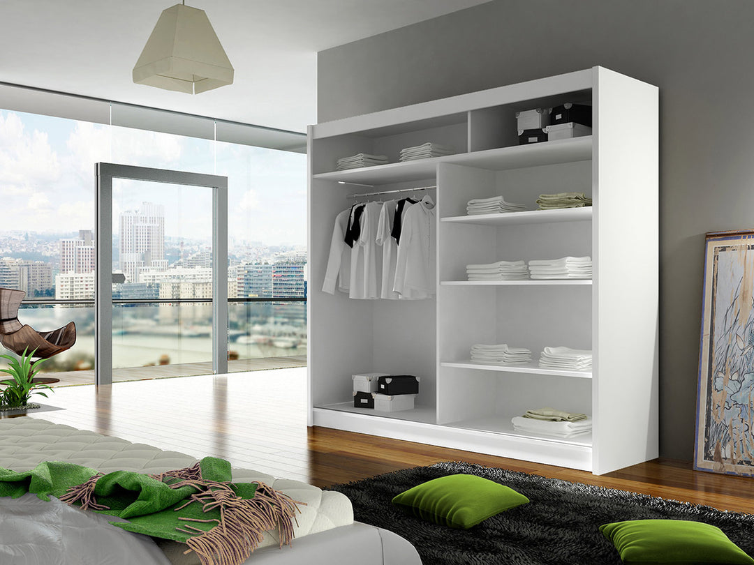 Armoire MOBILIER 1 Closico Pallor III (Blanc) — photo produit