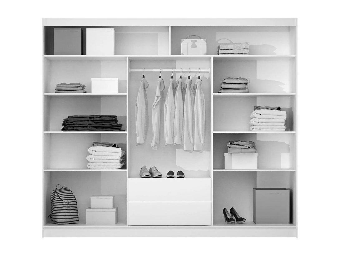 Armoire MOBILIER 1 Honolulu 116 (Lava + Noir) — photo produit