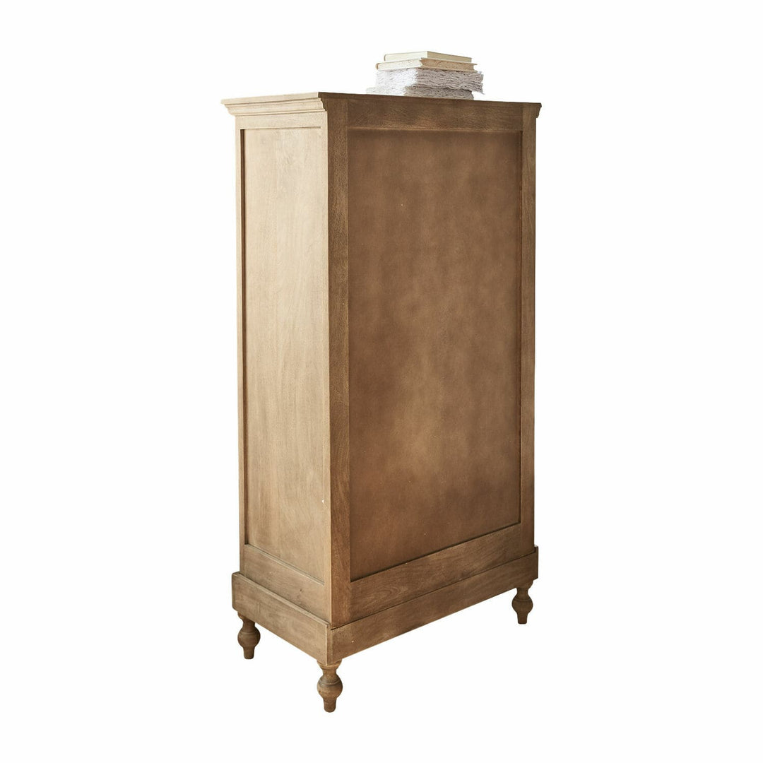 Armoire Loberon BORTONI marron avec pieds — photo produit