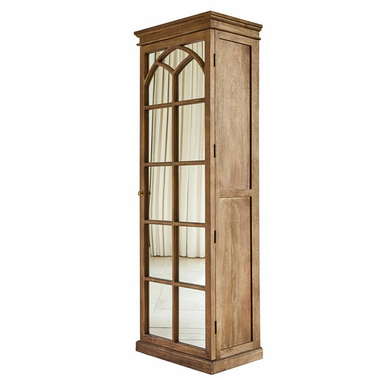 Armoire miroir LOBERON Cayey en bois effet vieilli — photo produit