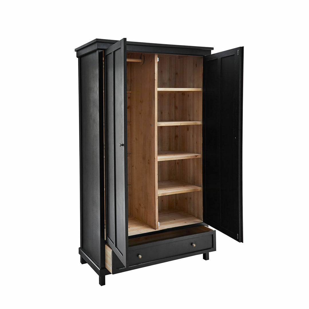 Armoire LOBERON Sirevol noir vieilli jamais utilisé — photo produit