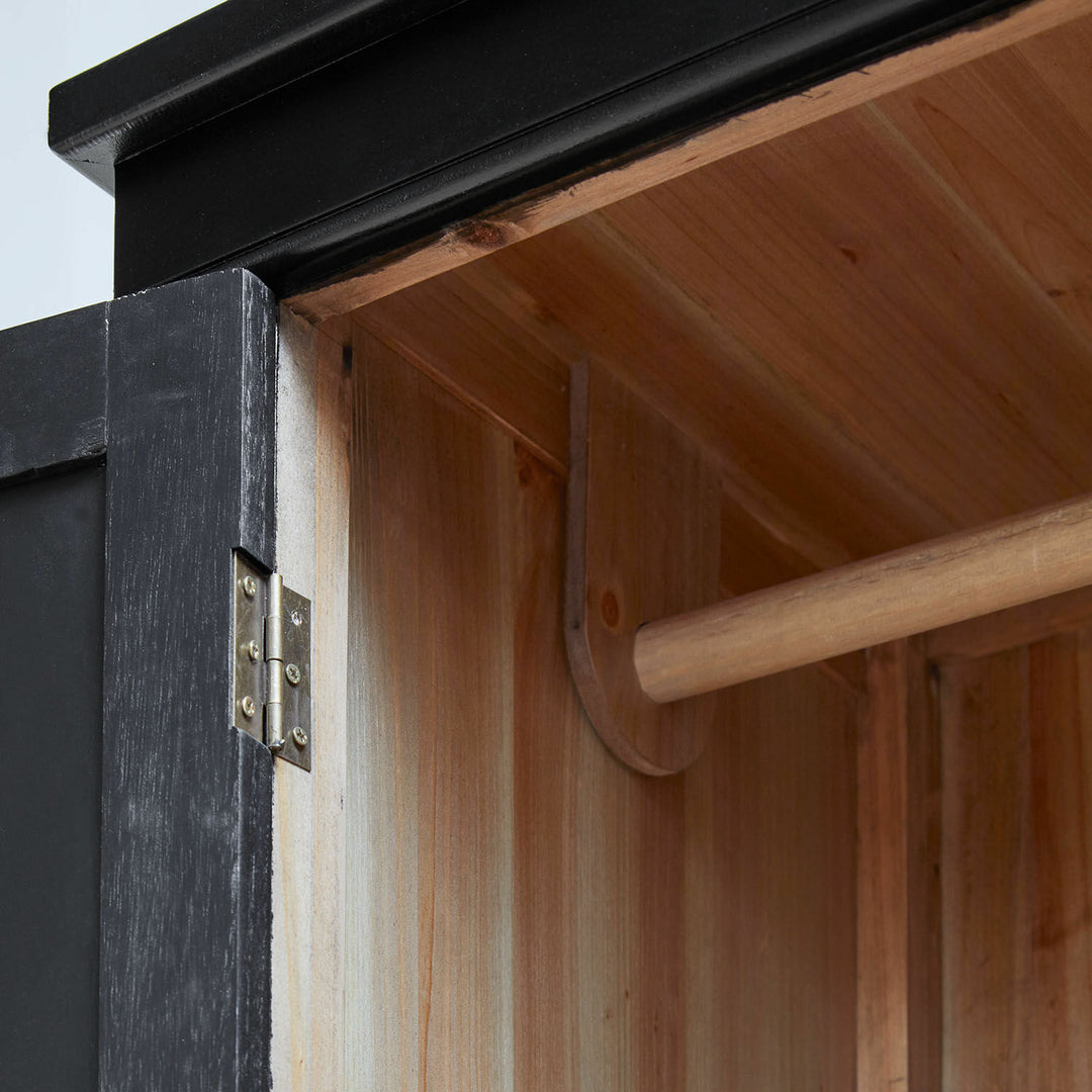 Armoire LOBERON Sirevol noir vieilli jamais utilisé — photo produit