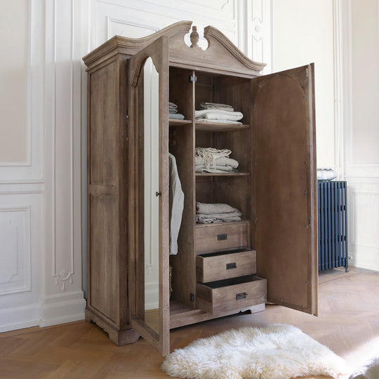Armoire LOBERON Somerset manguier miroir jamais utilisé — photo produit