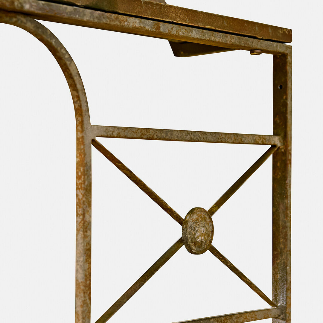 Auvent de porte LOBERON Casivano fer — photo produit