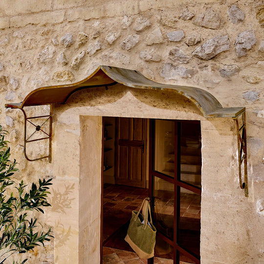 Auvent de porte LOBERON Casivano fer — photo produit