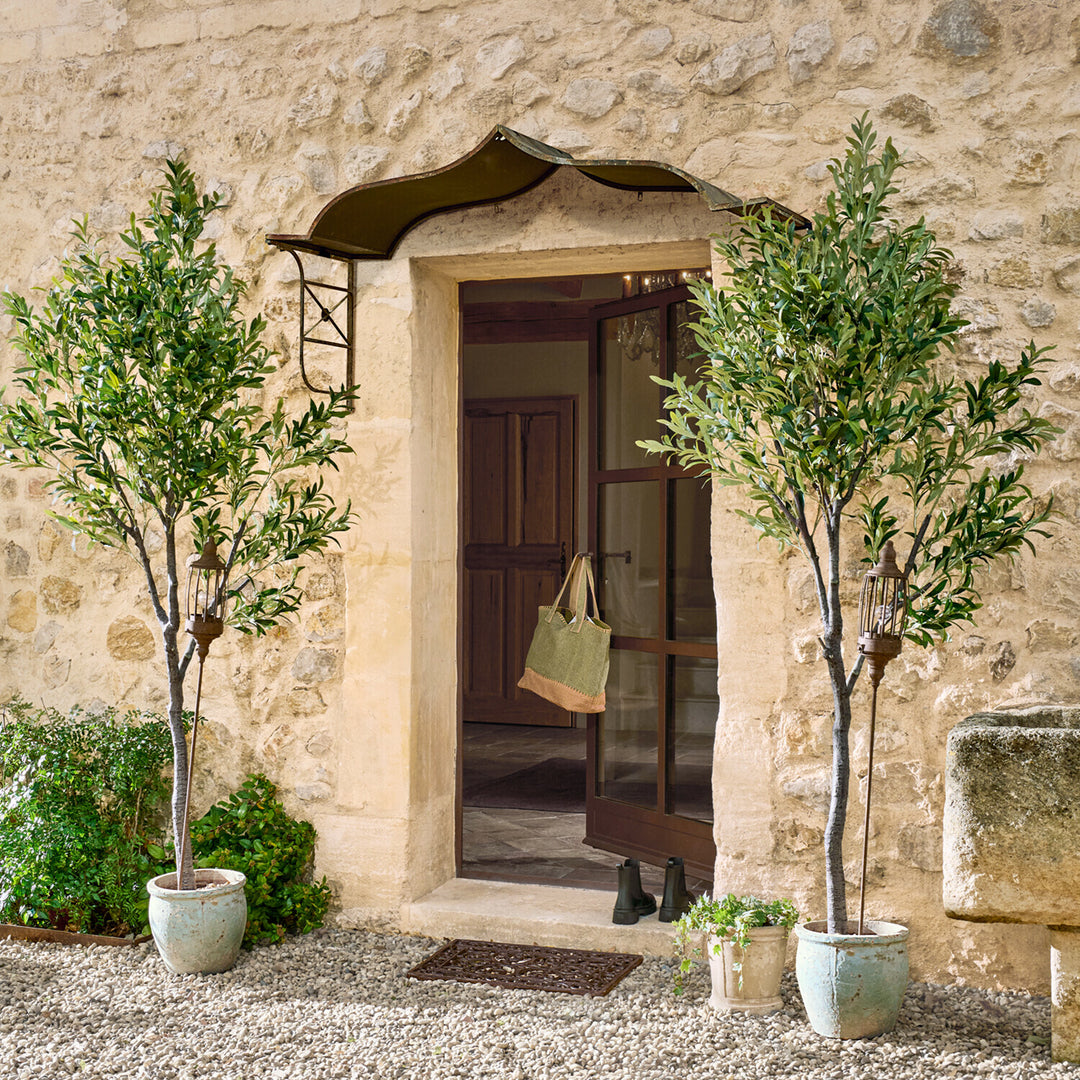 Auvent de porte LOBERON Casivano fer — photo produit