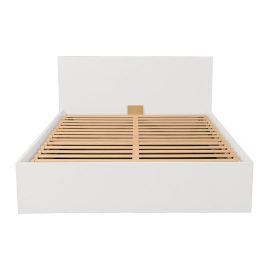 Lit coffre MADRID 160x200 blanc