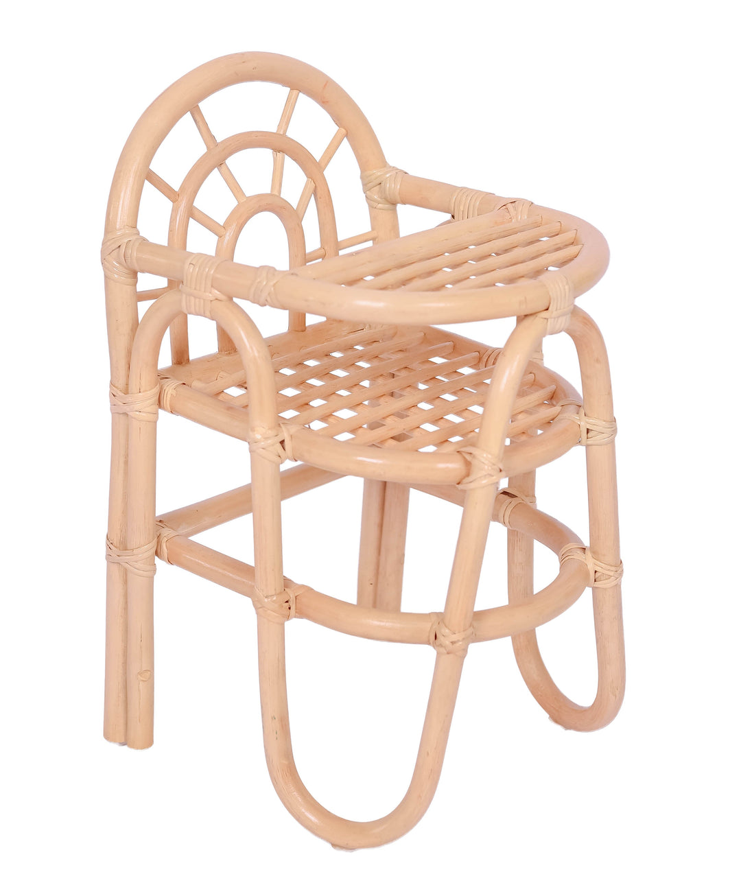 Chaise haute pour bébé Nordlys en rotin naturel TANJUNG