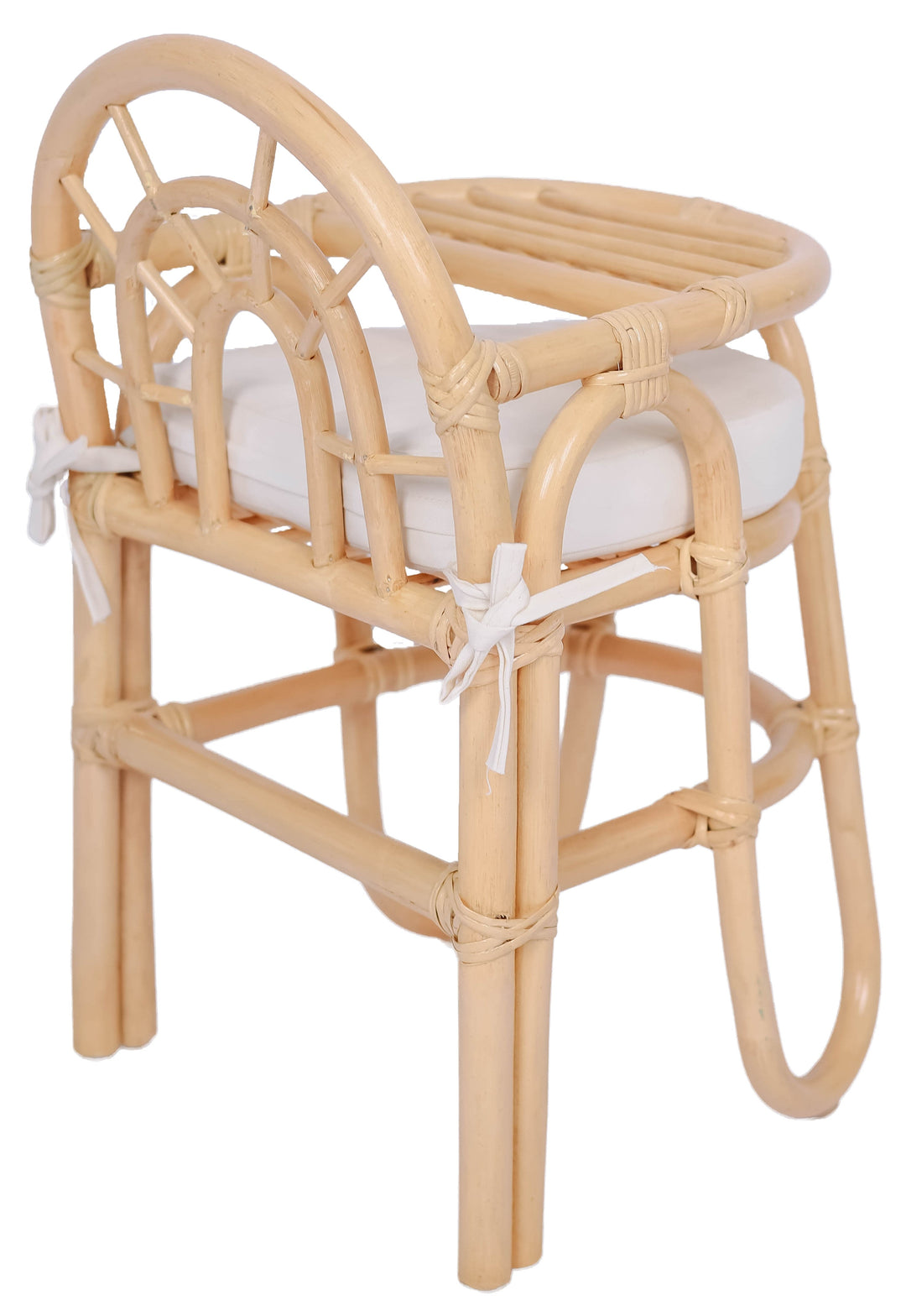 Chaise haute pour bébé Nordlys en rotin naturel TANJUNG