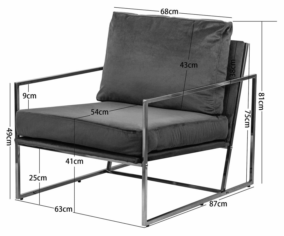 Fauteuil de salon en métal et bouclettes blanc
