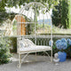 Banc LOBERON Rivandelle blanc vieilli — photo produit