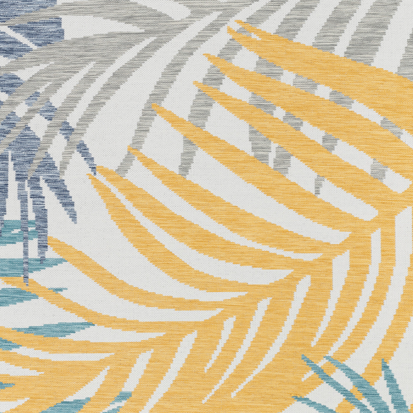 Tapis d'Extérieur/Intérieur Bohème Multicolore/Bleu Amora