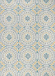 FERMO Tapis d'Extérieur/Intérieur Bohème Bleu/Jaune Moutarde 160x213