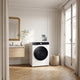 Lave-linge hublot SAMSUNG WW90DB7U94GE Bespoke AI 9kg blanc — en situation