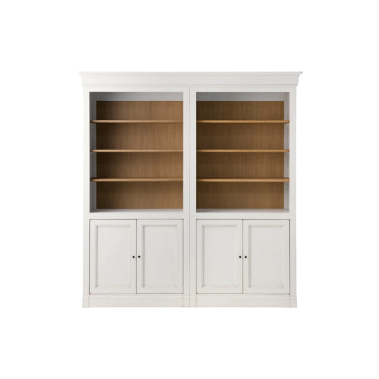 Bibliothèque CAMIF Embellie bois massif 4 portes