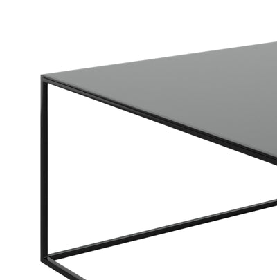 Table basse LA REDOUTE Romy en métal acier carrée