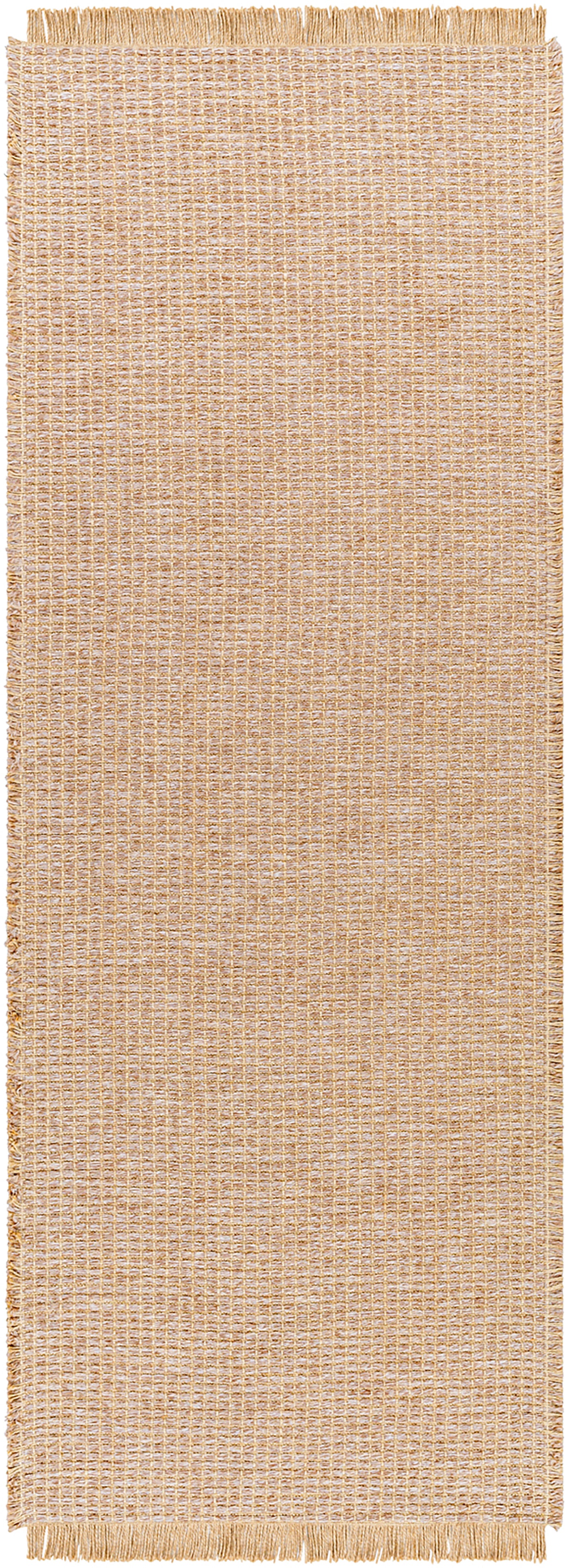Becki Owens x Surya Tapis de Couloir en Jute Marron /Brun Levin