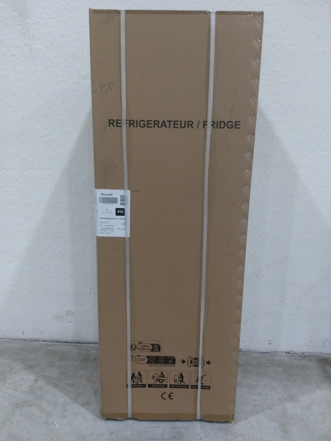 Réfrigérateur combiné BRANDT BC8511ES 270L L54cm silver — photo produit