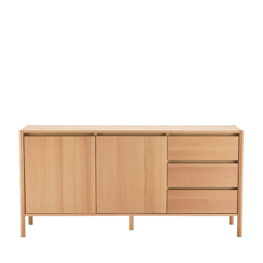 Buffet Verade 2 portes 3 tiroirs en bois L160cm Drawer - Léger défaut