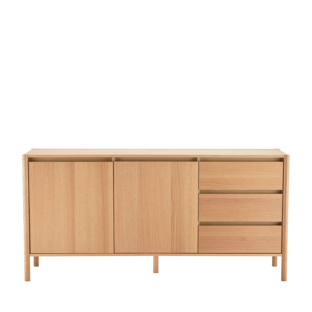 Buffet Verade 2 portes 3 tiroirs en bois L160cm Drawer - Léger défaut
