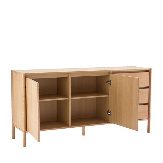 Buffet Verade 2 portes 3 tiroirs en bois L160cm Drawer - Léger défaut