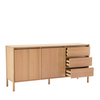 Buffet Verade 2 portes 3 tiroirs en bois L160cm Drawer - Léger défaut
