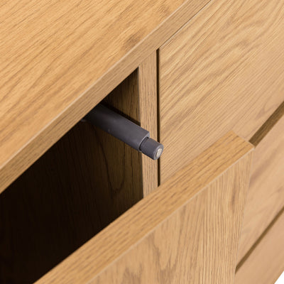 Buffet SINCE 2 portes, 3 tiroirs en bois L180cm Drawer