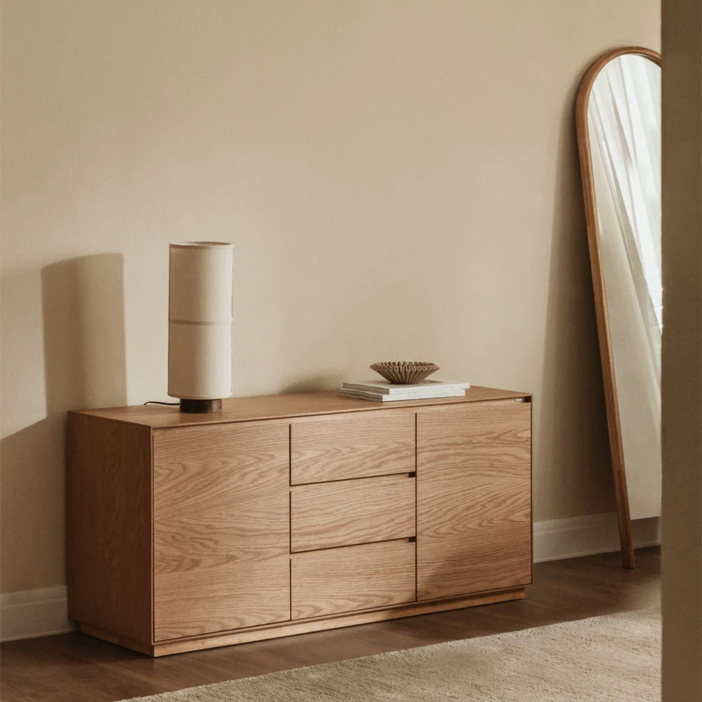 Buffet bas SKLUM Burundi rectangulaire 140x45 cm en MDF