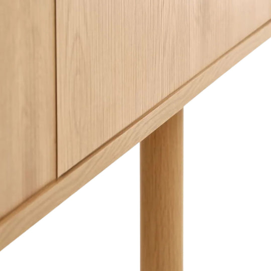 Buffet JYSK Alsted 3 portes coloris chêne naturel