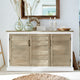 Buffet bas LOBERON Frapelle en bois de manguier — photo produit