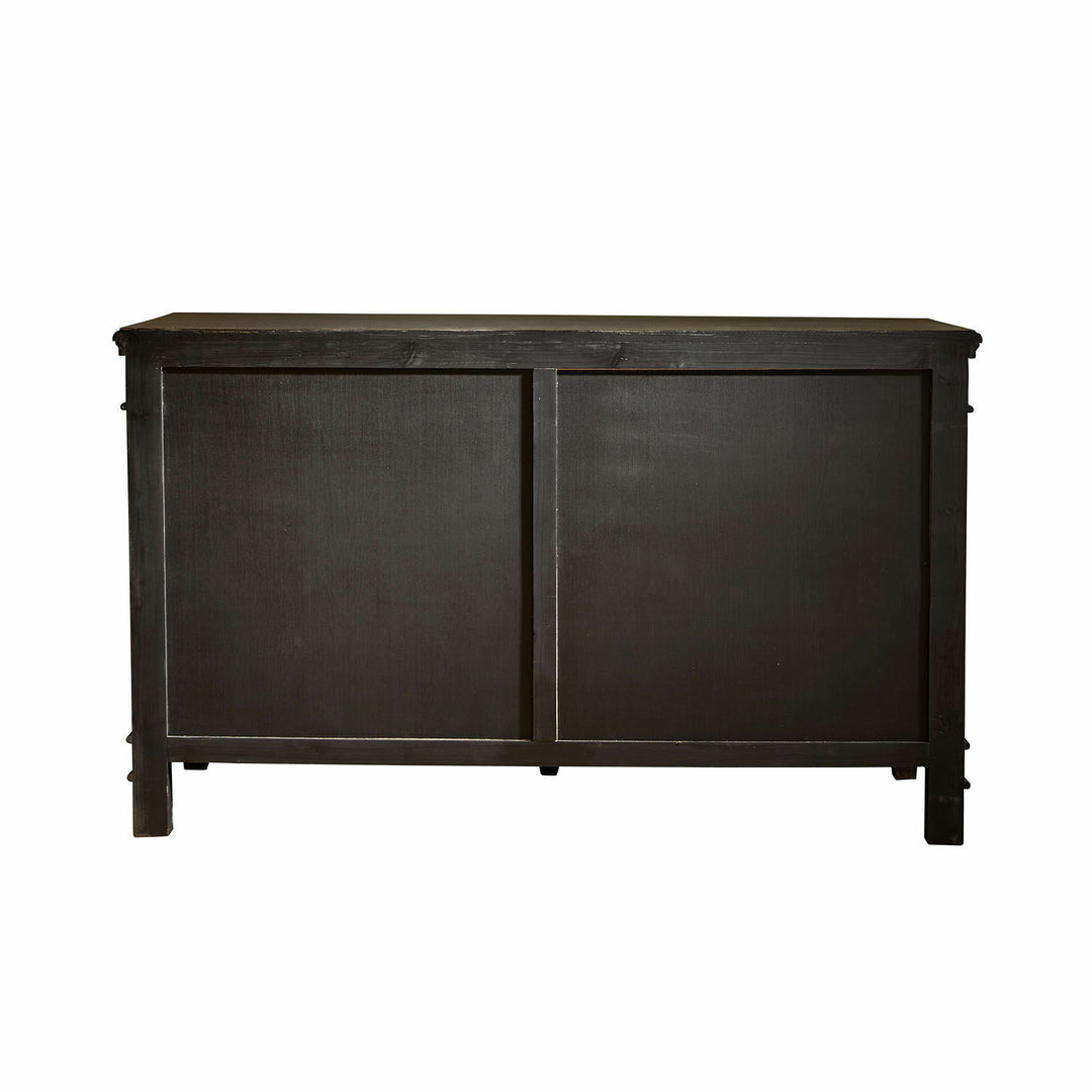 Buffet bas LOBERON Chaveline noir vieilli — photo produit