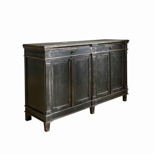 Buffet bas LOBERON Chaveline noir vieilli — photo produit