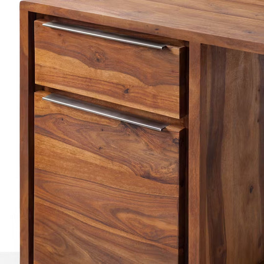 Bureau ARS NATURA Trangle en Sheesham massif