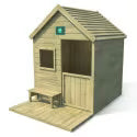 Cabane enfant en bois SOULET Heidi avec terrasse — photo produit
