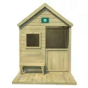 Cabane enfant en bois SOULET Heidi avec terrasse — photo produit