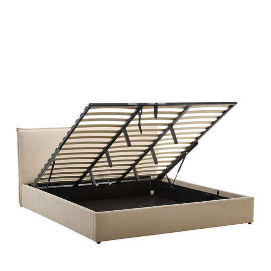 Lit coffre DRAWER Cama 180x200cm beige