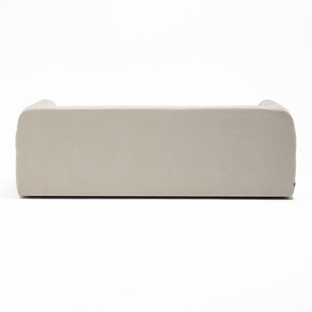 Canapé DRAWER droit 4 places en tissu à effet capitonné NAOS