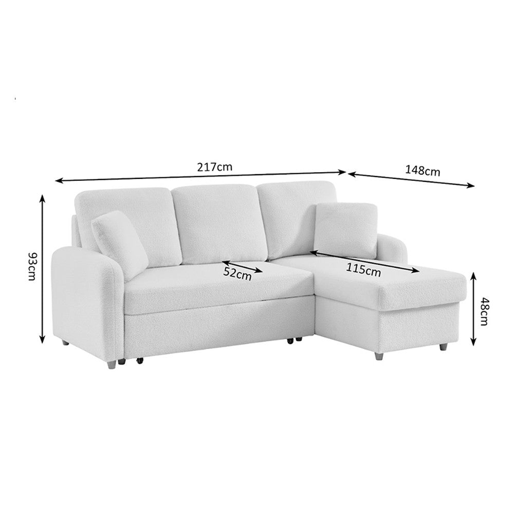 Canapé d'angle réversible DRAWER 3 places - MATERA