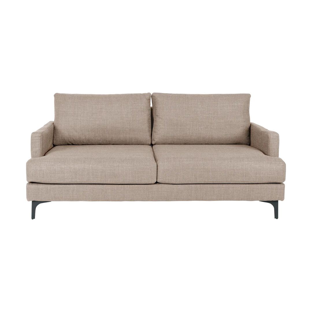 Canapé CAMIF Merlin 3 places en tissu beige