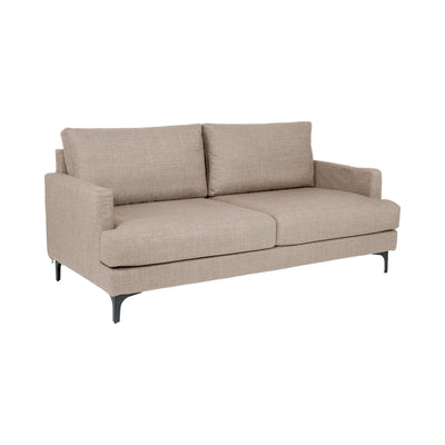 Canapé CAMIF Merlin 3 places en tissu beige