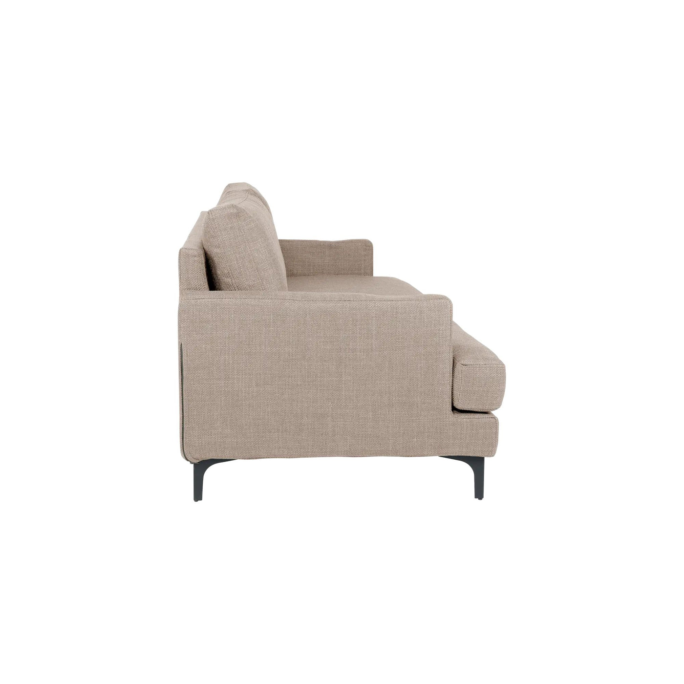 Canapé CAMIF Merlin 3 places en tissu beige