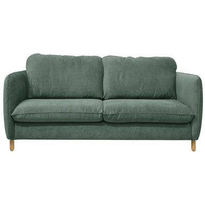 Canapé CAMIF Portimo 3 places en velours Vert de gris