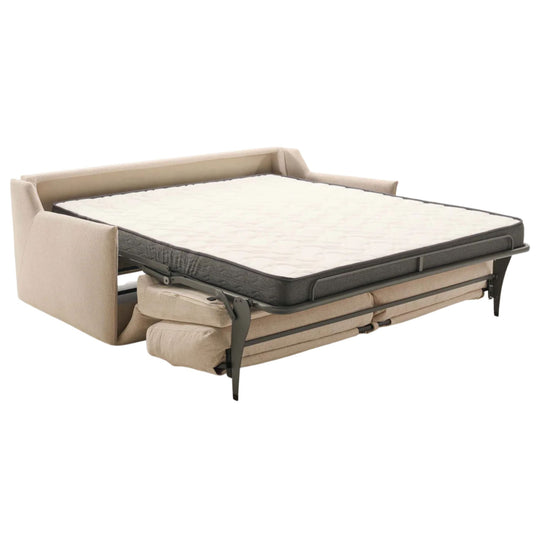 Canapé convertible CONVERTIBLE CENTER Athènes 3 places en velours Beige