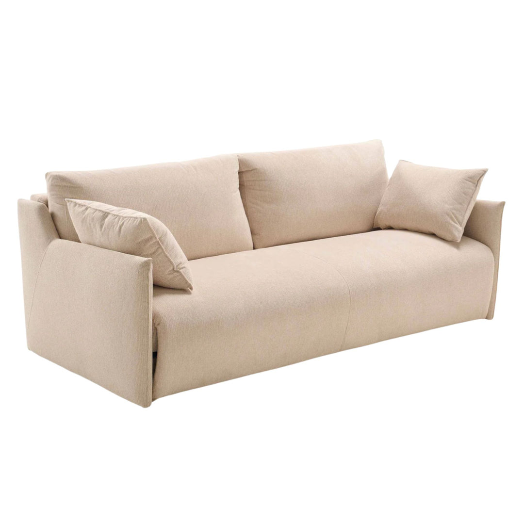 Canapé convertible CONVERTIBLE CENTER Athènes 3 places en velours Beige