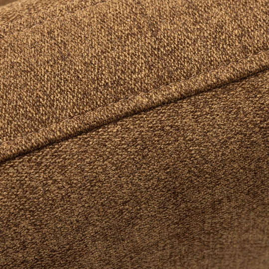 Canapé convertible express DRAWER Steffen 3 places en tissu Bronze et pieds chrome