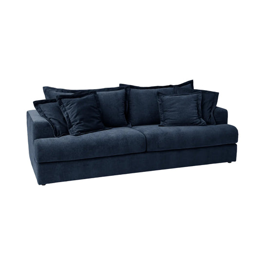 Canapé convertible CAMIF Pacha en tissu bleu