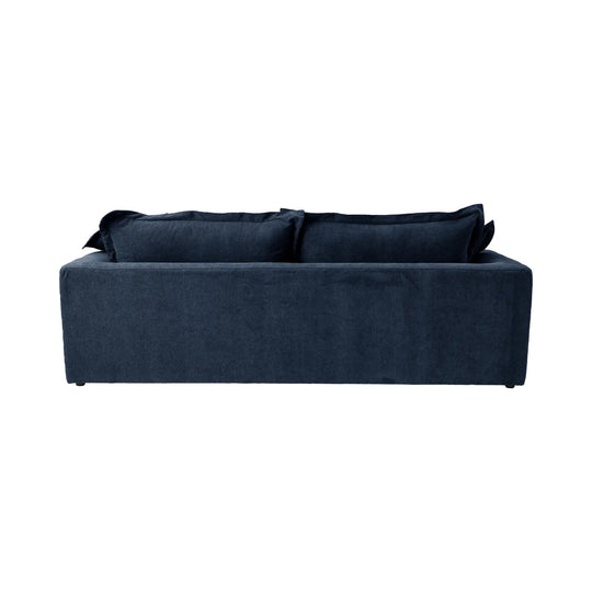 Canapé convertible CAMIF Pacha en tissu bleu